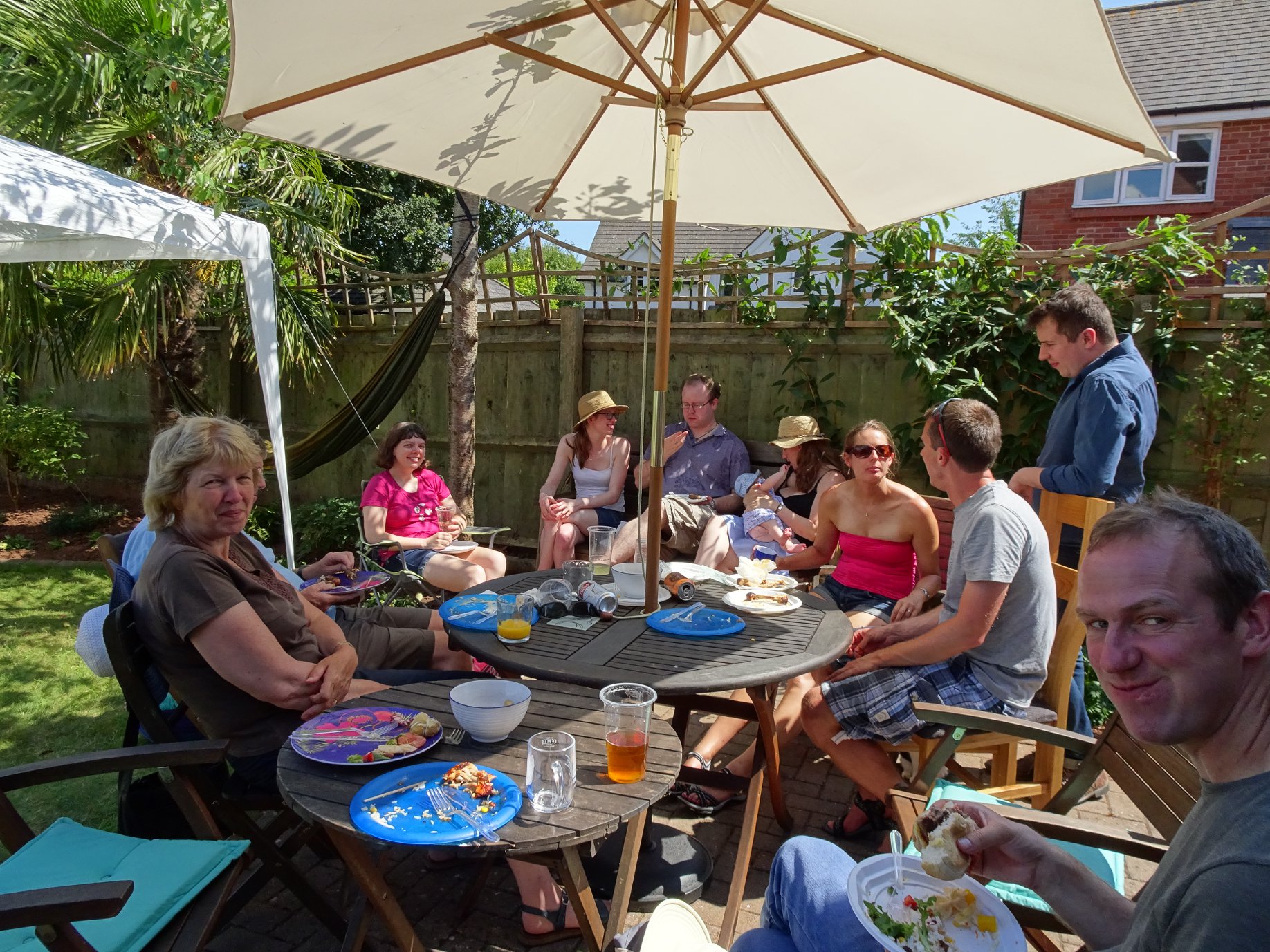 Branch members at the 2018 summer barbecue